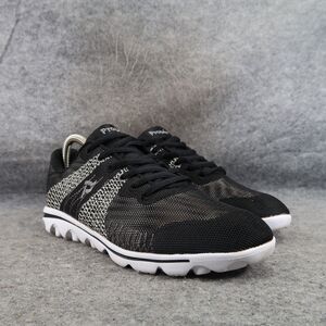 Propet Shoes Womens 7.5 Sneakers Active Walking Athletic Trainer Comfort Black